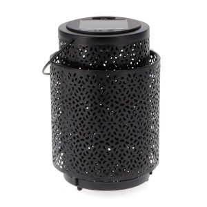 Foto principale Lampada da tavolo Led Casablanca 1W Nera portatile ricaricabile energia solare Bianco caldo 2500K M mimotec