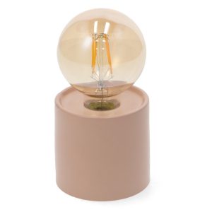 Foto principale Lampada da tavolo Led Ditadi 1W Rosa a batteria Bianco caldo 2500K M mimotec