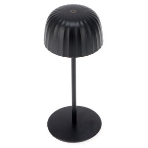 Foto principale Lampada da tavolo Led Touch Gonza 2W Nera portatile ricaricabile energia solare Bianco caldo 3000K M mimotec