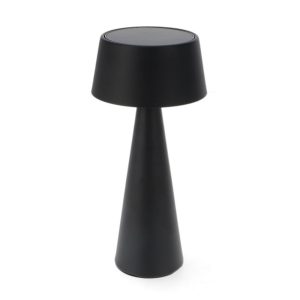 Foto principale Lampada da tavolo Led Touch House 3W Nera portatile ricaricabile energia solare Bianco caldo 3000K M mimotec