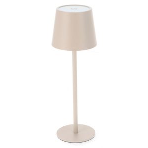 Foto principale Lampada da tavolo Led touch Serena 2W Beige CCT temperatura colore regolabile portatile a batteria ricaricabile USB M mimotec