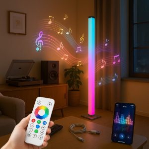 Foto principale Lampada da terra a piantana Smart 5W opaca RGB con telecomando M mimotec