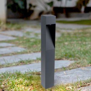 Foto principale Lampioncino Led Bornos Plus 10W Grigio 60cm IP65 CCT temperatura colore regolabile iSG Lighting