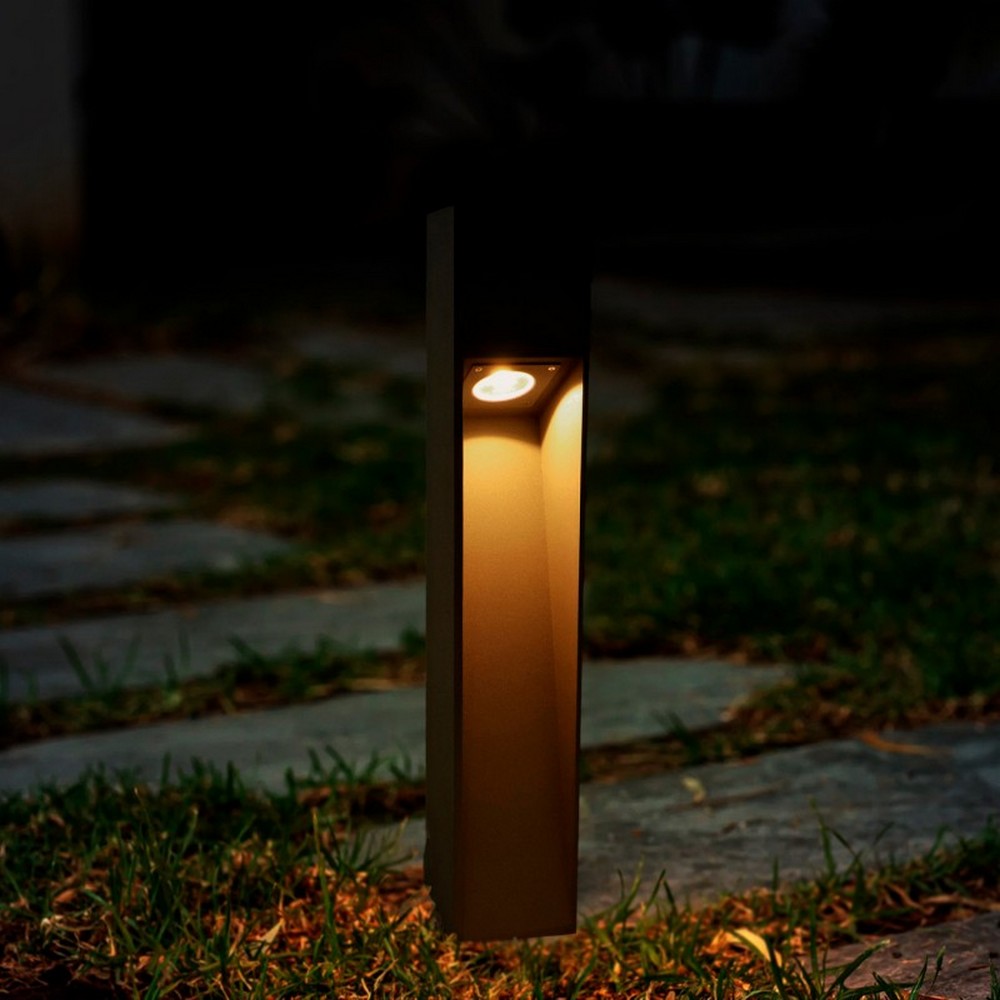 Lampioncino Led Cora Plus 10W Nero 80cm IP65 CCT temperatura colore regolabile iSG Lighting - Foto 2