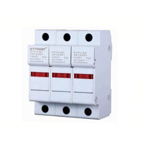 Foto principale Portafusibile per impianti elettrici modulare DIN supporto per fusibile cilindrico 3P base RT18-63 Ettroit