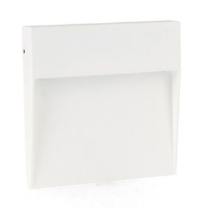 Foto principale Segnapasso Led Plum 6W Bianco a superfice Quadrato IP54 CCT temperatura colore regolabile iSG Lighting