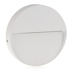 Foto principale Segnapasso Led Tech 3W Bianco a superfice Rotondo IP54 CCT temperatura colore regolabile iSG Lighting