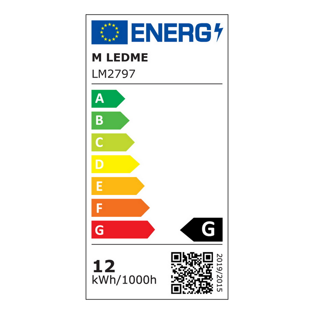 Striscia Led Digitale 24V 60W COB 5 metri IP20 Bianco caldo 3000K M LEDME - Foto 2