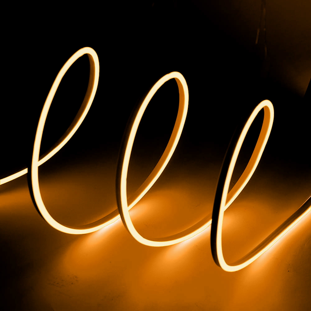 Striscia Led flessibile Neon Flex modellabile 12V 14W/m 1 metro IP65 Arancione M LEDME - Foto 1