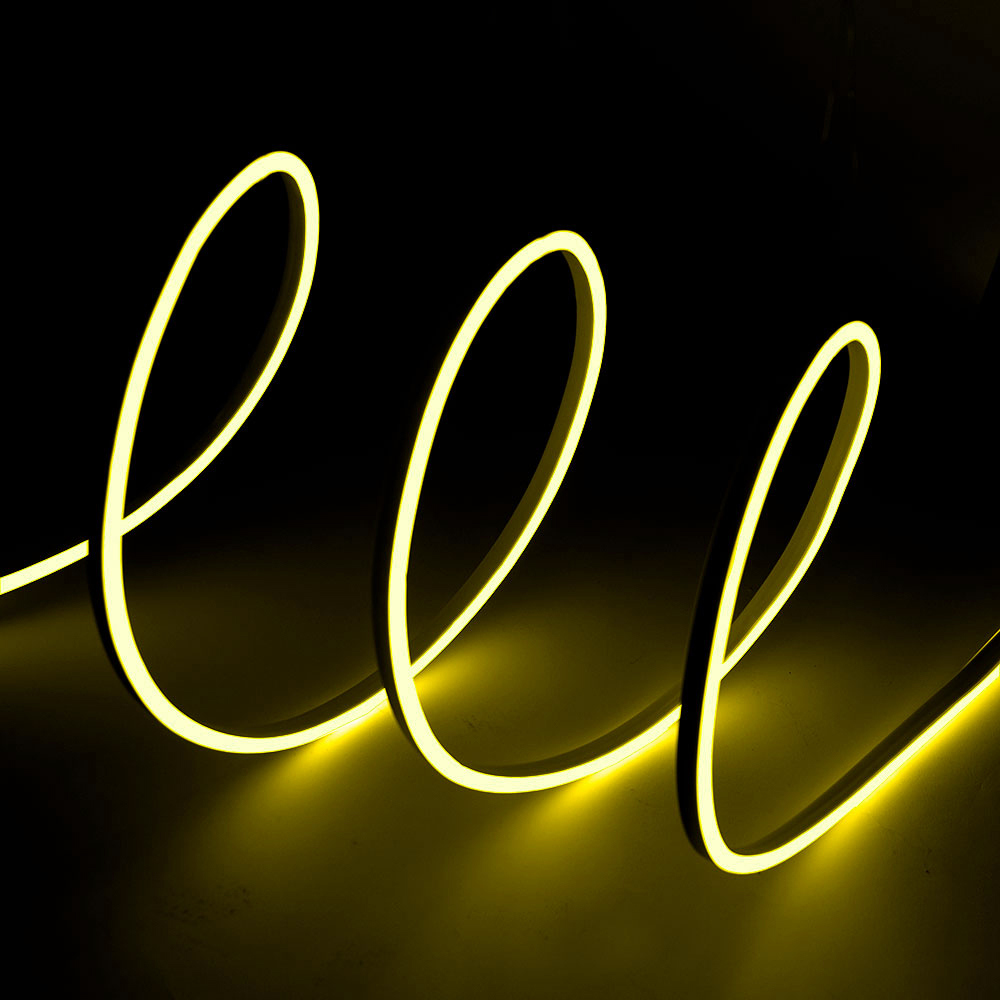 Striscia Led flessibile Neon Flex modellabile 12V 14W/m 1 metro IP65 Gialla M LEDME - Foto 1