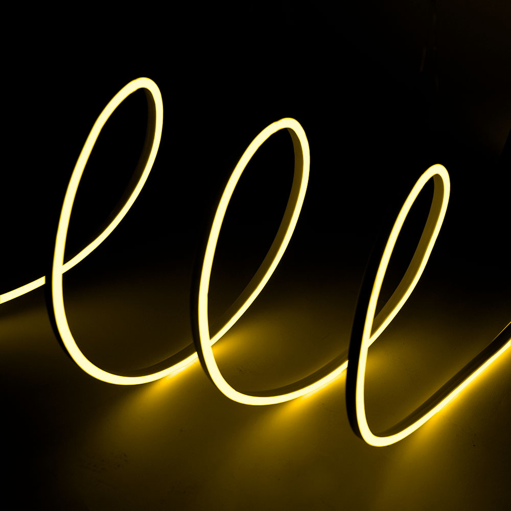 Striscia Led flessibile Neon Flex modellabile 12V 14W/m 1 metro IP65 Oro M LEDME - Foto 1
