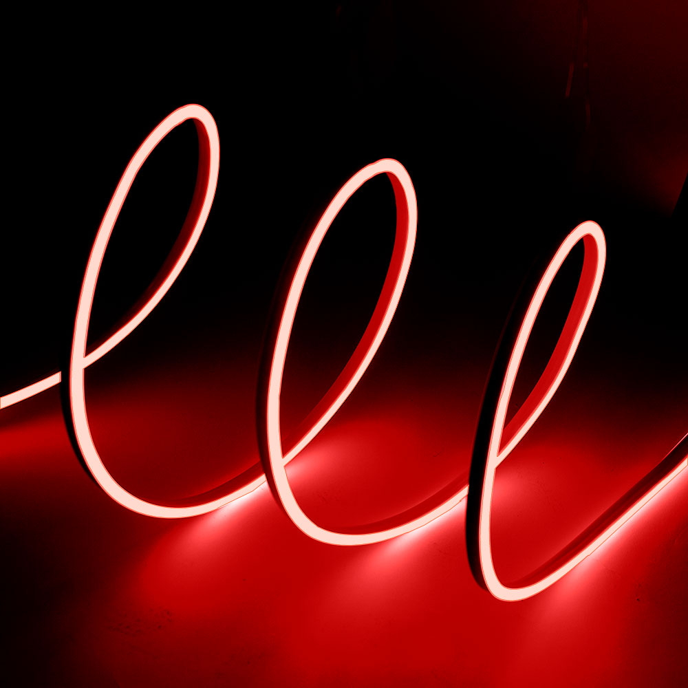 Striscia Led flessibile Neon Flex modellabile 12V 14W/m 1 metro IP65 Rosso M LEDME - Foto 1