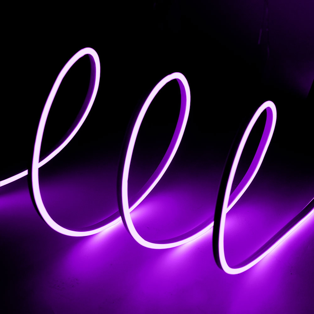 Striscia Led flessibile Neon Flex modellabile 12V 14W/m 1 metro IP65 Viola M LEDME - Foto 1