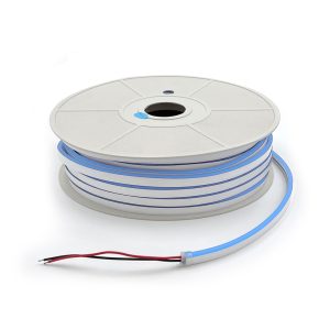 Foto principale Striscia Led flessibile Neon Flex modellabile 12V 14W/m Bobina 50 metri IP65 Azzurro chiaro M LEDME