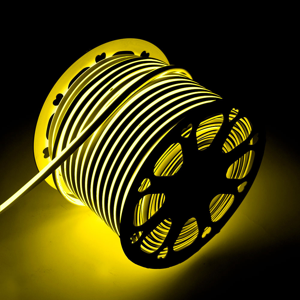 Striscia Led flessibile Neon Flex modellabile 12V 14W/m Bobina 50 metri IP65 Gialla M LEDME - Foto 2