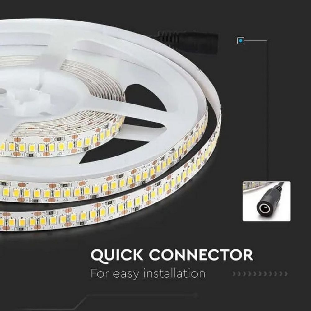 Striscia Led 12V 85W SMD 5 metri IP20 Bianco freddo 6000K V-TAC - Foto 2