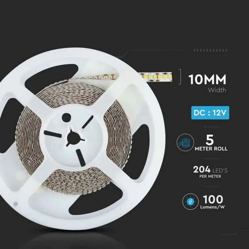 Striscia Led 12V 85W SMD 5 metri IP20 Bianco freddo 6000K V-TAC - Foto 3