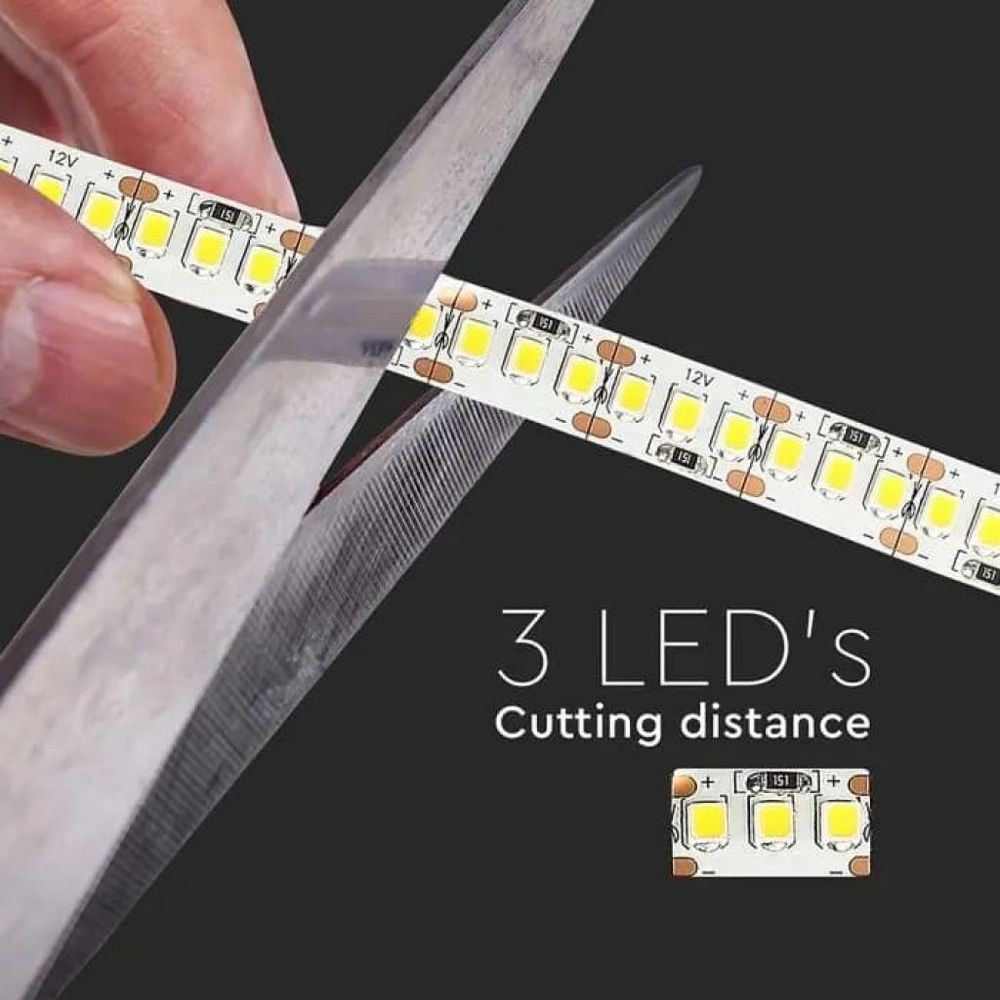 Striscia Led 12V 85W SMD 5 metri IP20 Bianco freddo 6000K V-TAC - Foto 4