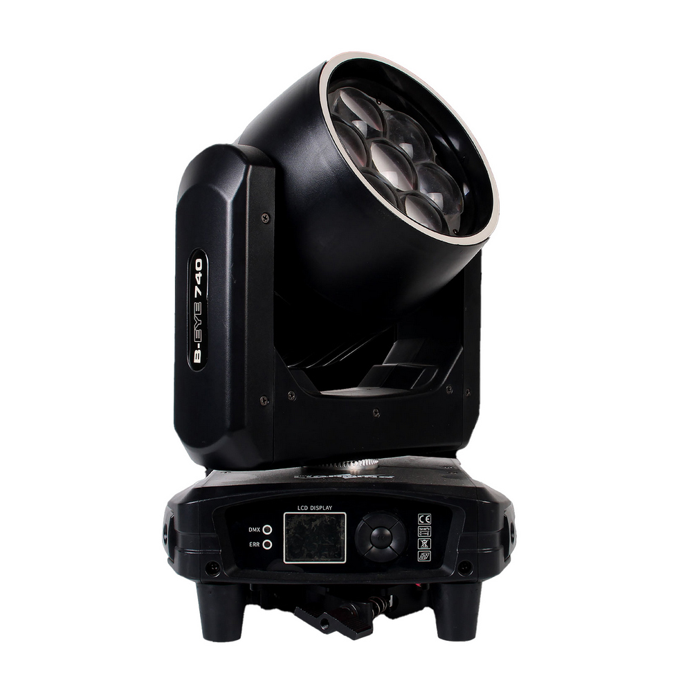 Foto principale Testa mobile motorizzata Led Bee Eye Sophie 280W (7x40W) RGBW DMX in Flight case baule da 4 pezzi Wisdom