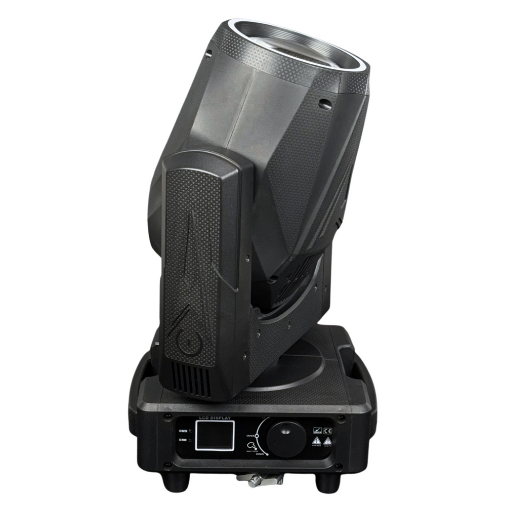 Foto principale Testa mobile motorizzata Tornado Beam 230W a Colori DMX in Flight case baule da 2 pezzi Wisdom
