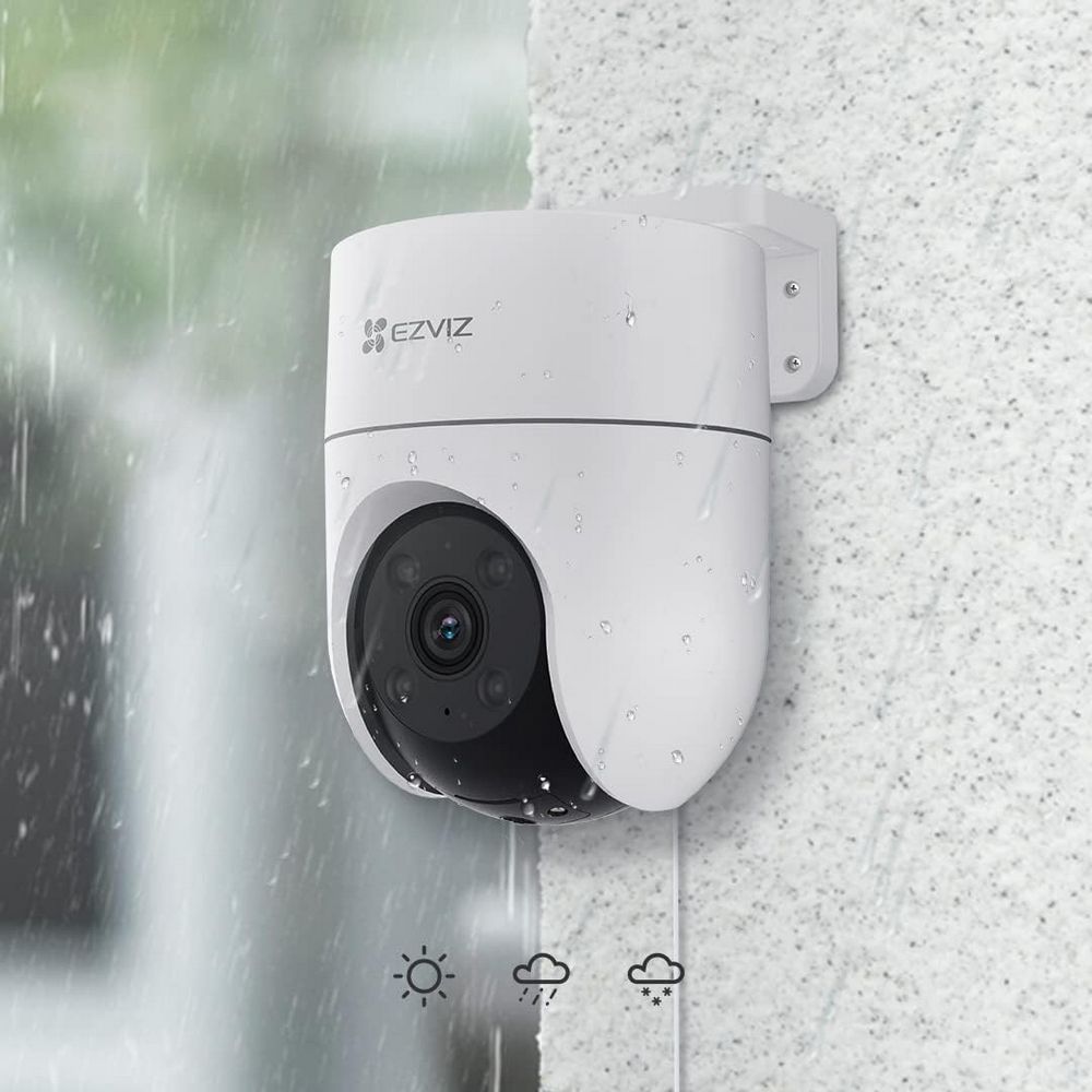 Telecamera di sorveglianza EZVIZ H8C WiFi Full HD 1080p motorizzata visione notturna segnalazione luminosa per esterno - Foto 4