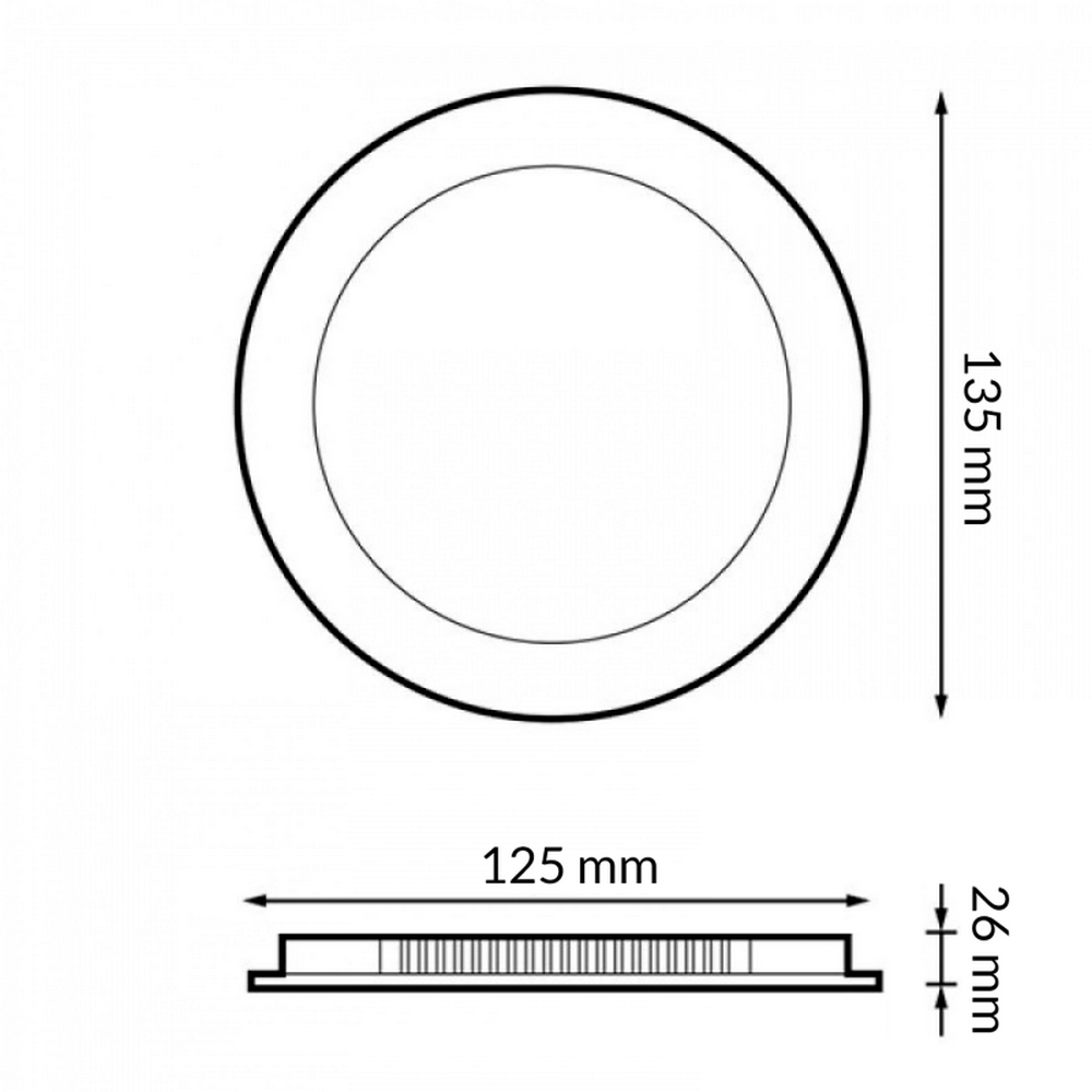 Faretto Led da incasso Advance 12W Rotondo Cornice bianca Apertura 120 gradi CCT temperatura colore regolabile M LEDME - Foto 1