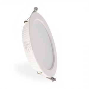 Foto principale Faretto Led da incasso Lass 12W Rotondo Cornice bianca Apertura 120 gradi CCT temperatura colore regolabile iSG Lighting