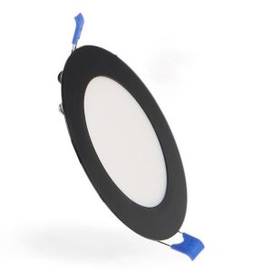Foto principale Faretto Led da incasso Slim 6W Rotondo Cornice nera Apertura 120 gradi CCT temperatura colore regolabile M LEDME