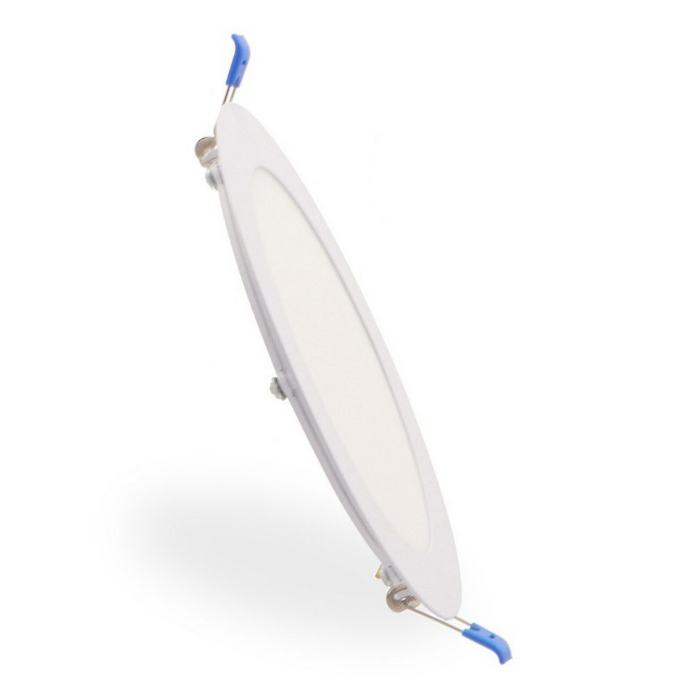 Foto principale Faretto Led da incasso Slim Serie Pro 12W Rotondo Cornice bianca Apertura 120 gradi CCT temperatura colore regolabile iSG Lighting