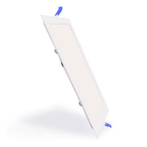 Foto principale Faretto Led da incasso Slim Serie Pro 20W Quadrato Cornice bianca Apertura 120 gradi CCT temperatura colore regolabile iSG Lighting