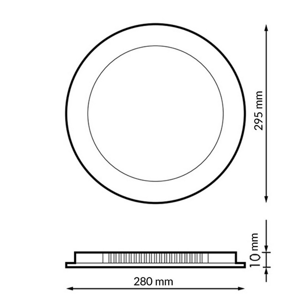Faretto Led da incasso Slim Serie Pro 25W Rotondo Cornice bianca Apertura 120 gradi CCT temperatura colore regolabile iSG Lighting - Foto 1