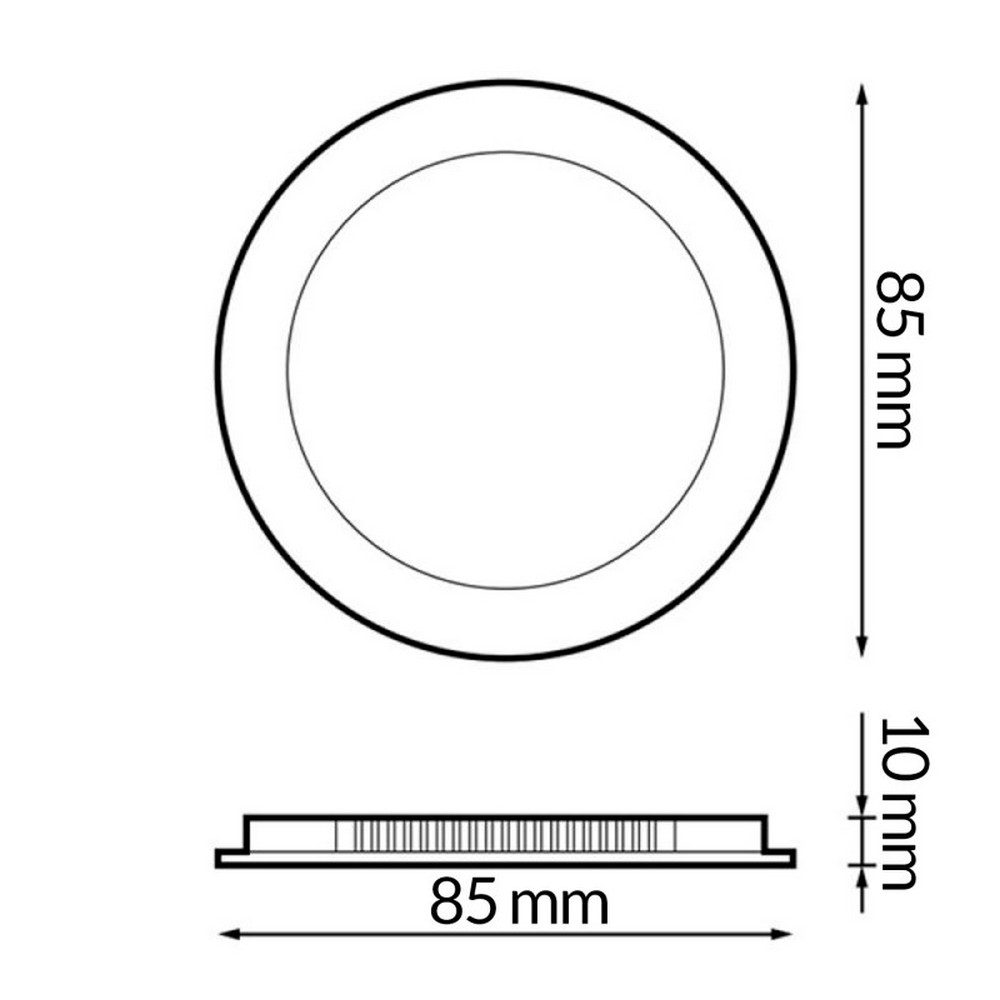 Faretto Led da incasso Slim Serie Pro 5W Rotondo Cornice bianca Apertura 120 gradi CCT temperatura colore regolabile iSG Lighting - Foto 1