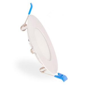 Foto principale Faretto Led da incasso Slim Serie Pro 5W Rotondo Cornice bianca Apertura 120 gradi CCT temperatura colore regolabile iSG Lighting