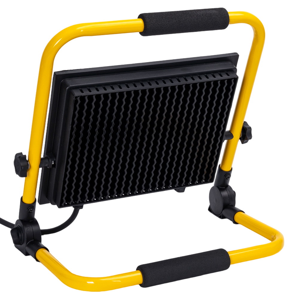 Faro Led da lavoro portatile 100W Nero e giallo IP65 Bianco freddo 6500K Aigostar - Foto 3