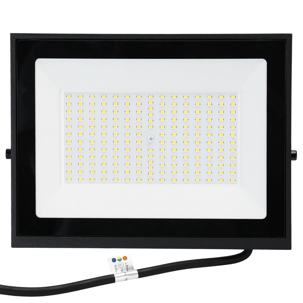 Faro proiettore Led Slim 100W Nero da esterno IP65 Bianco freddo 6500K Aigostar - Foto 2