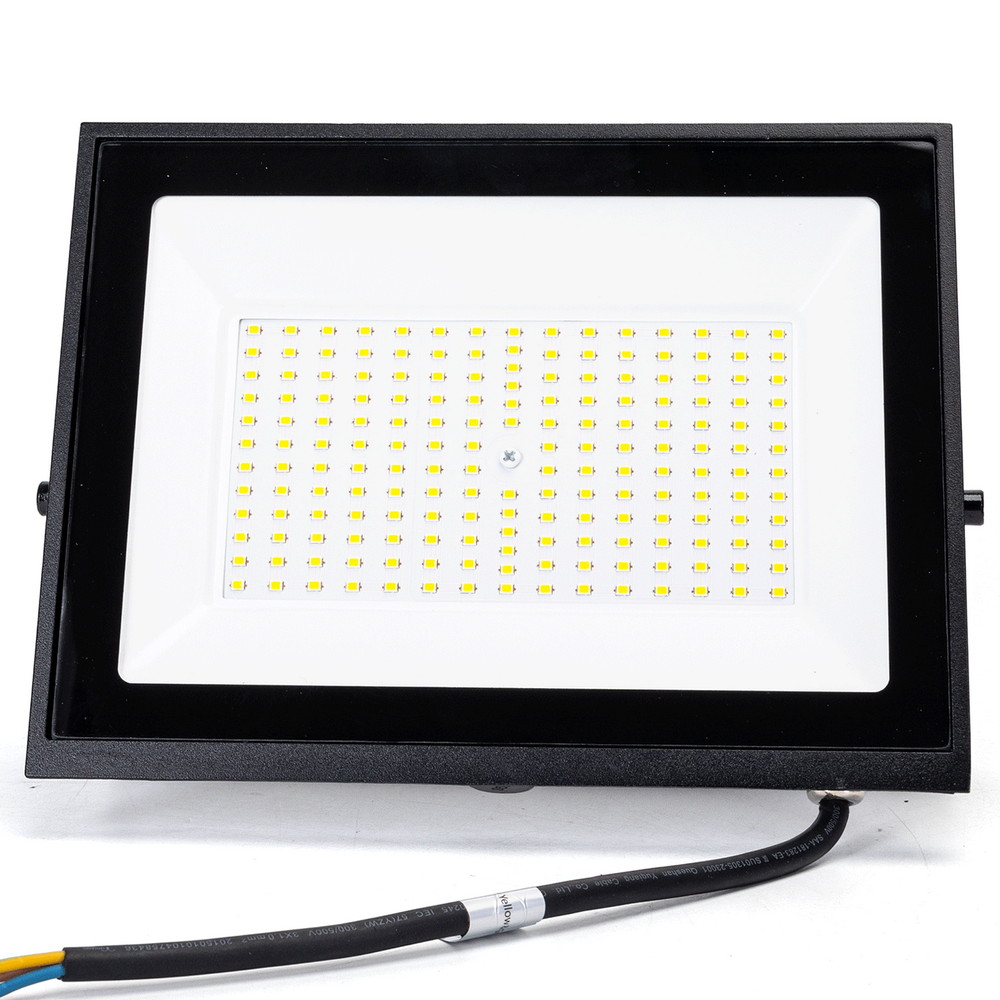 Faro proiettore Led Slim 100W Nero da esterno IP65 Bianco neutro 4000K Aigostar - Foto 1