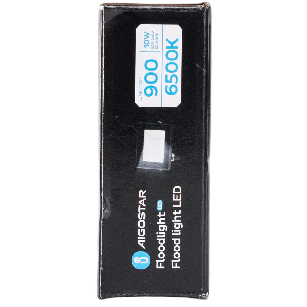 Faro proiettore Led Slim 10W Nero da esterno IP65 Bianco freddo 6500K Aigostar - Foto 5