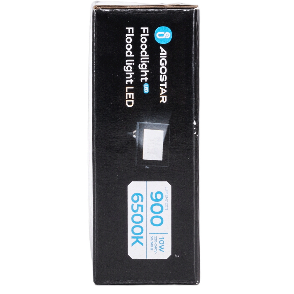 Faro proiettore Led Slim 10W Nero da esterno IP65 Bianco freddo 6500K Aigostar - Foto 6