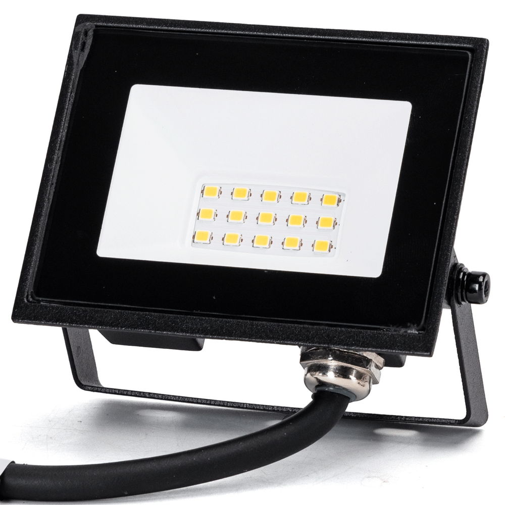Foto principale Faro proiettore Led Slim 10W Nero da esterno IP65 Bianco freddo 6500K Aigostar