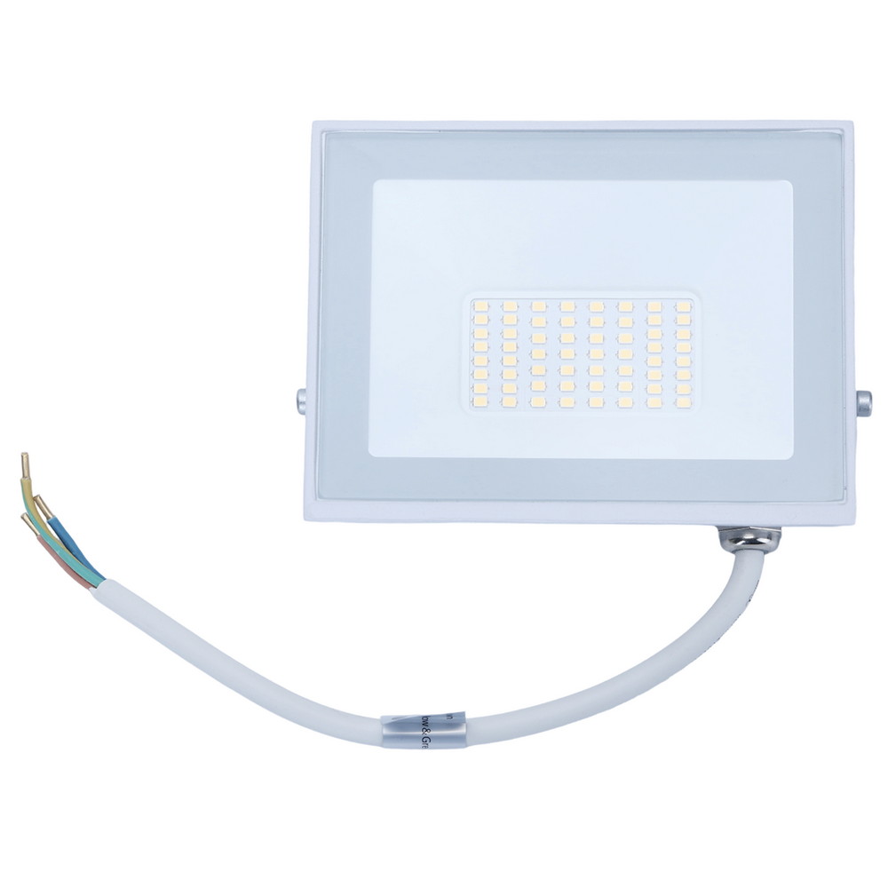 Faro proiettore Led Slim 30W Bianco da esterno IP65 Bianco neutro 4000K Aigostar - Foto 3