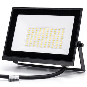 Foto principale Faro proiettore Led Slim 50W Nero da esterno IP65 Bianco neutro 4000K Aigostar