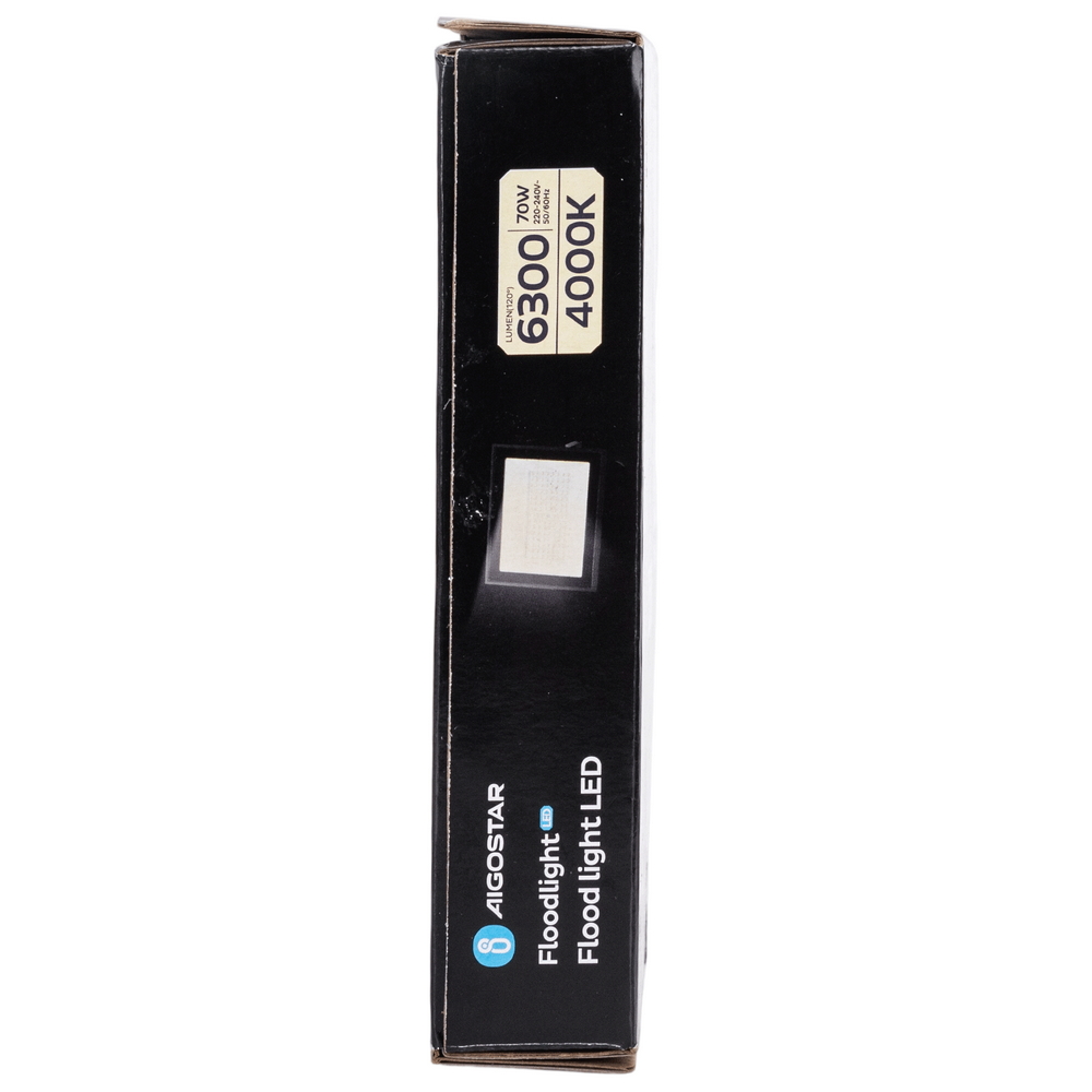 Faro proiettore Led Slim 70W Nero da esterno IP65 Bianco neutro 4000K Aigostar - Foto 5