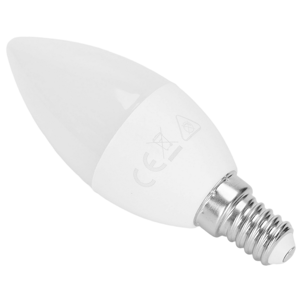 Lampadina Led E14 C37 a oliva 6W RGB + Bianco caldo 3000K con telecomando Aigostar - immagine 2