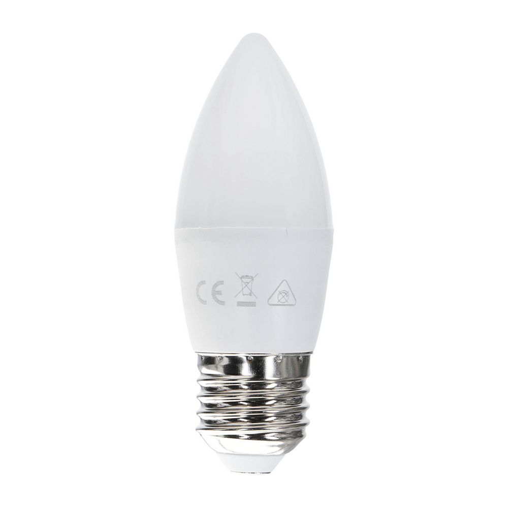 Lampadina Led E27 C37 a oliva 6W RGB + Bianco caldo 3000K con telecomando Aigostar