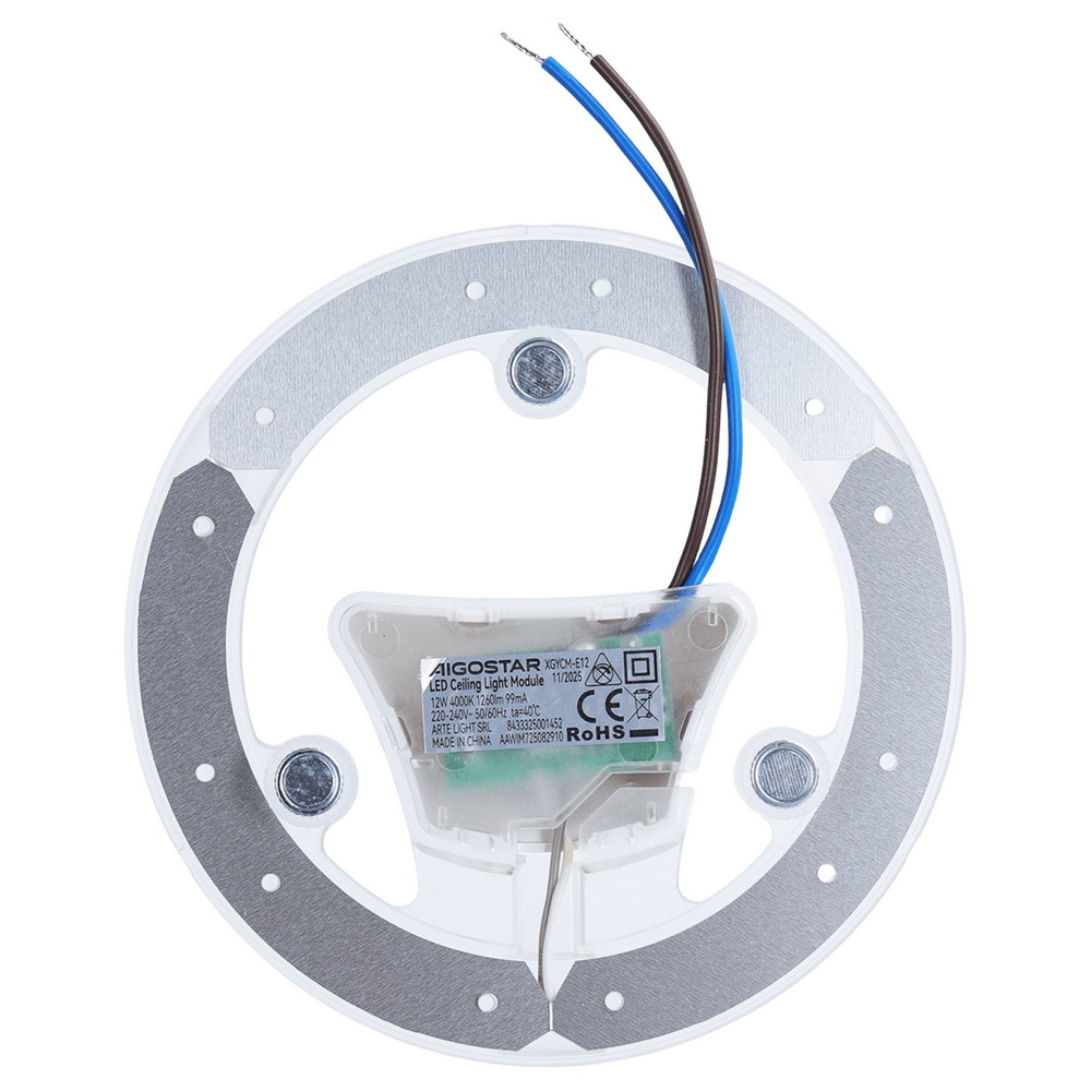 Modulo Led 12W per plafoniere e lampadari calamitato Bianco neutro 4000K Aigostar - immagine 3