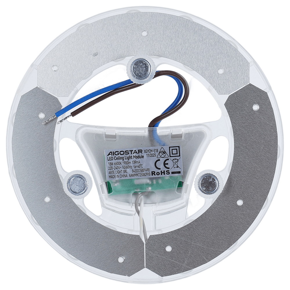 Modulo Led 18W per plafoniere e lampadari calamitato Bianco caldo 3000K Aigostar - immagine 3