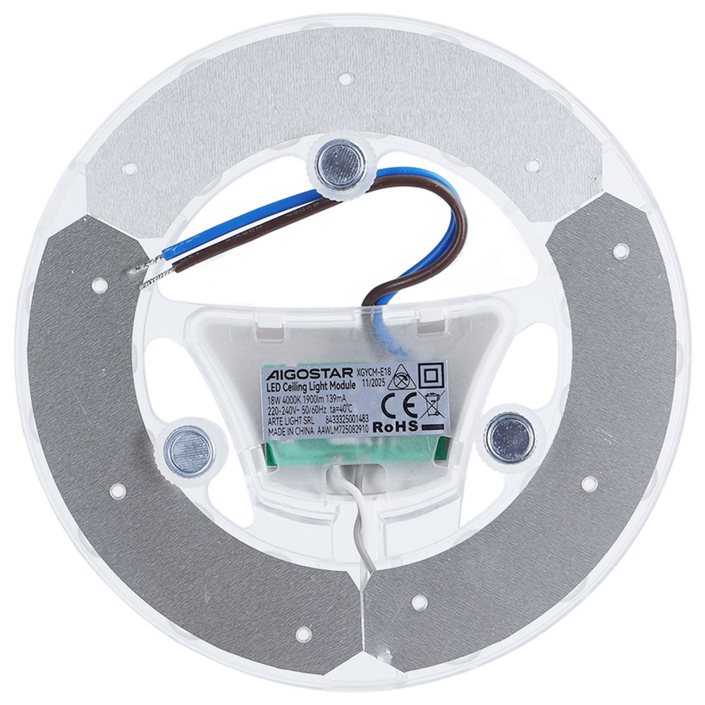 Modulo Led 18W per plafoniere e lampadari calamitato Bianco neutro 4000K Aigostar - immagine 3