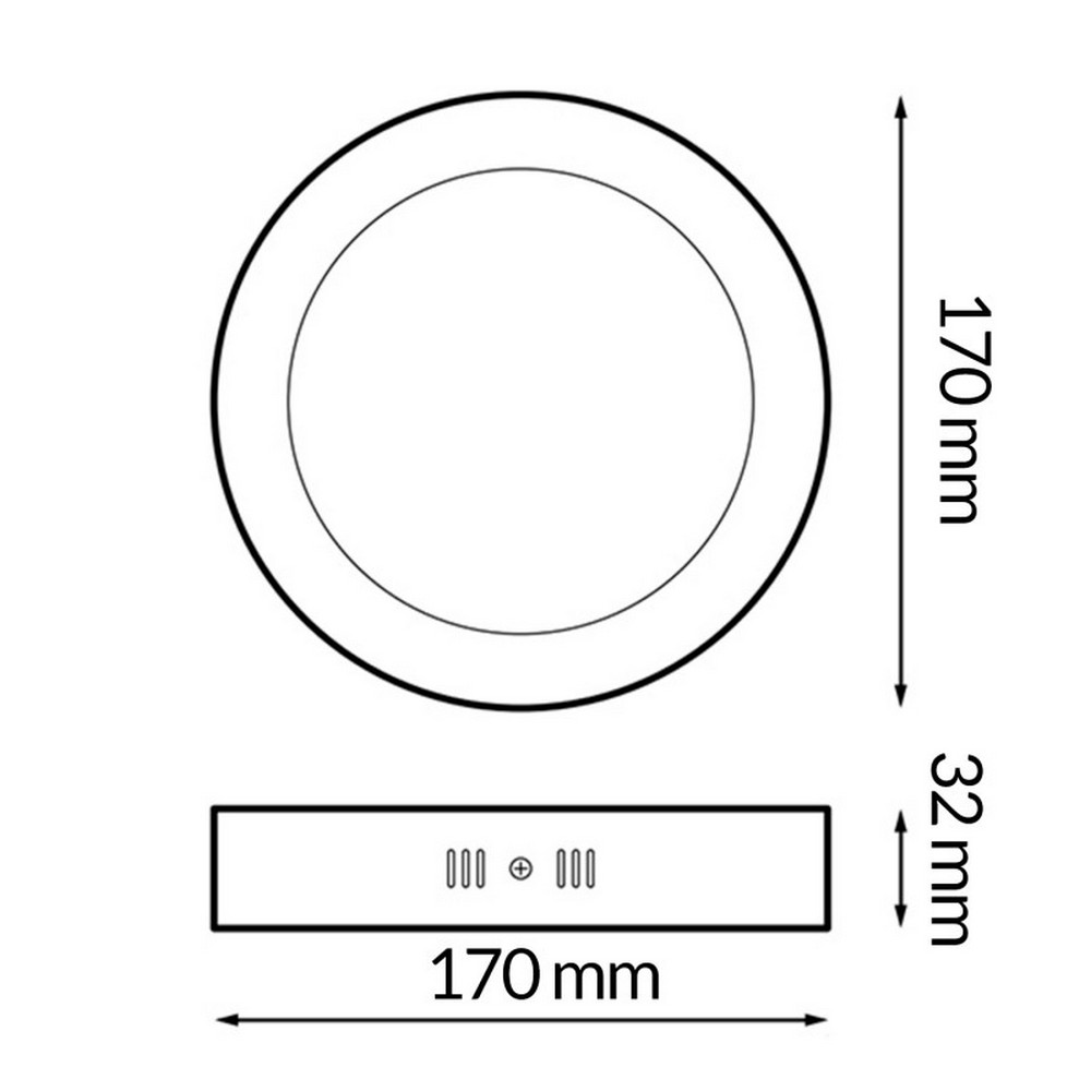 Plafoniera Led 12W Serie Pro Rotonda Bianca CCT temperatura colore regolabile iSG Lighting - immagine 2