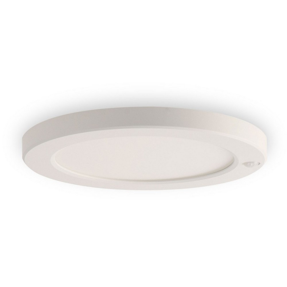 Plafoniera Led 18W Cornice bianca rotonda CCT temperatura colore regolabile Kram M LEDME