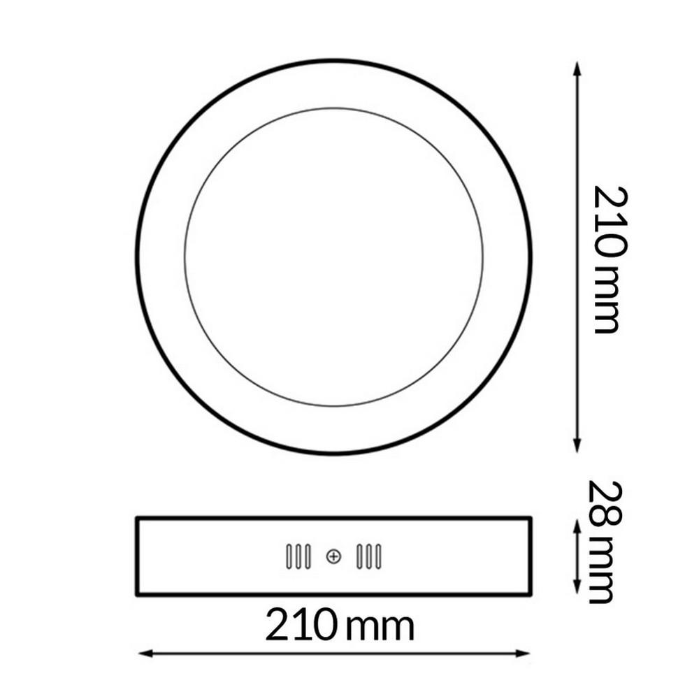 Plafoniera Led 20W Serie Pro Rotonda Bianca CCT temperatura colore regolabile iSG Lighting - immagine 2